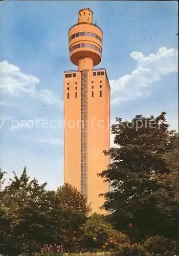 Frankfurt Main Henninger Turm Restaurant Kat. Frankfurt am Main