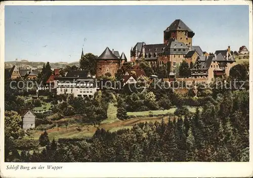 Burg Wupper Schloss Bergisches Land Kat. Solingen