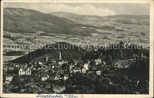 Lindenfels Odenwald Panorama Hoehenluftkurort "Perle des Odenwaldes" Kat. Lindenfels