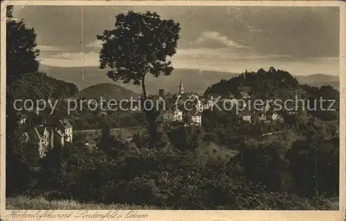 Lindenfels Odenwald Teilansicht Burg Hoehenluftkurort "Perle des Odenwaldes" Kat. Lindenfels