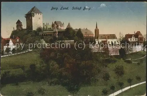 Burg Wupper Schloss Bergisches Land Kat. Solingen