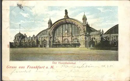 Frankfurt Main Hauptbahnhof Kat. Frankfurt am Main