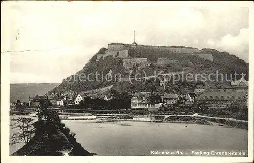 Koblenz Rhein Festung Ehrenbreitstein Kat. Koblenz