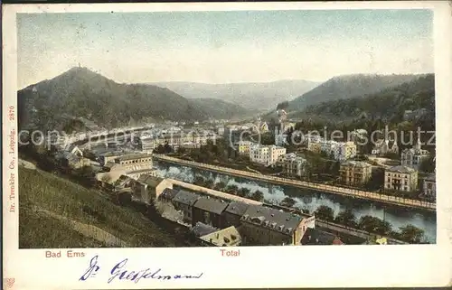 Bad Ems Totalansicht Lahn Kat. Bad Ems