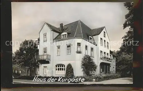Bad Waldliesborn Haus der Kurgaeste Kat. Lippstadt