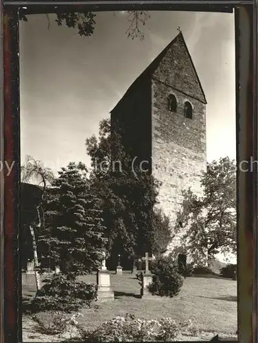 Luegde Kilianskirche Friedhof erbaut 11. Jahrhundert Kat. Luegde