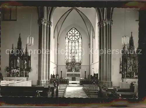 Luegde Pfarrkirche St. Marien Altar Kat. Luegde