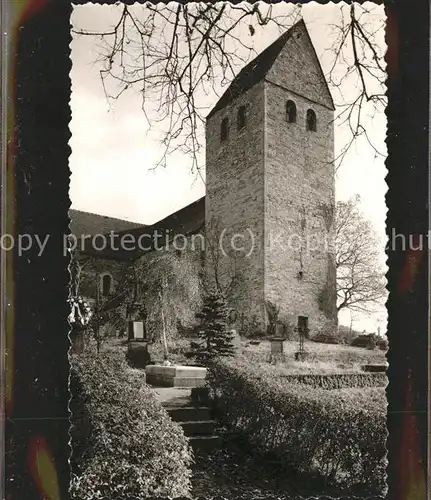 Luegde Kilianskirche erbaut 11. Jahrhundert Friedhof Kat. Luegde