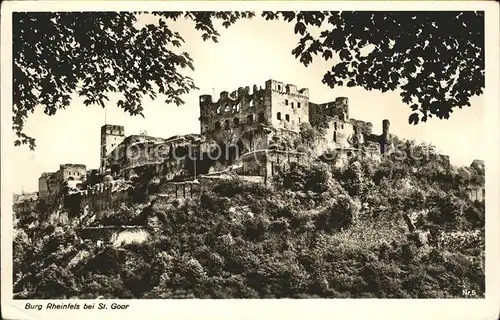 St Goar Burg Rheinfels  Kat. Sankt Goar