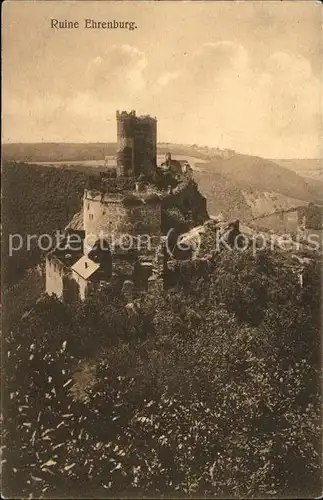 Brodenbach Ruine Ehrenburg Feldpost Kat. Brodenbach