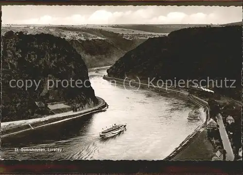 St Goarshausen Loreley Dampfer Kat. Sankt Goarshausen