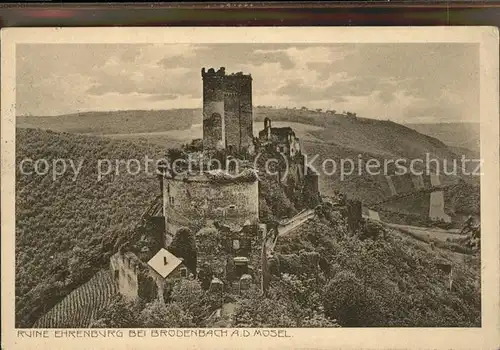 Brodenbach Ruine Ehrenburg Kat. Brodenbach