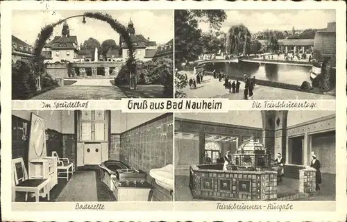 Bad Nauheim Sprudelhof Trinkkuranlage Badezelle Trinkbrunnen Ausgabe Kat. Bad Nauheim