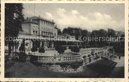 Bad Nauheim Kurhaus Terrasse Kat. Bad Nauheim