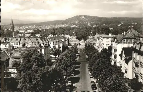 Bad Nauheim Panorama mit Sprudelhof und Johannisberg Kat. Bad Nauheim