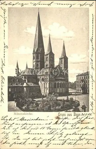 Bonn Rhein Muensterkirche / Bonn /Bonn Stadtkreis