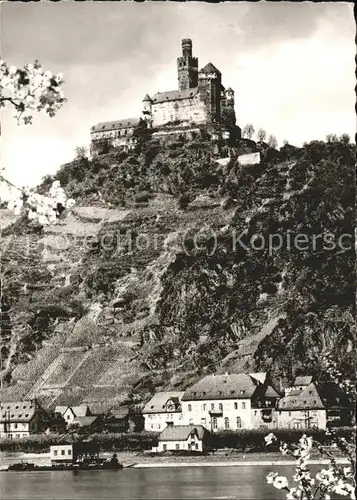 Braubach Rhein Marksburg / Braubach /Rhein-Lahn-Kreis LKR