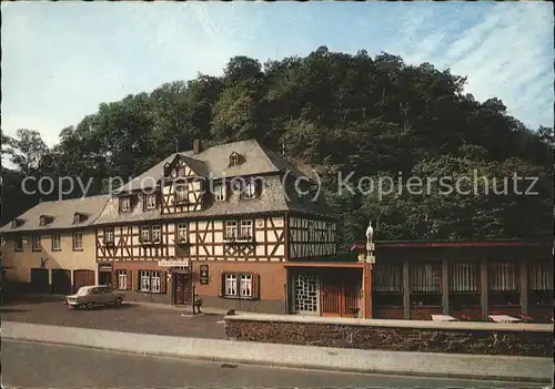 Braubach Rhein Gasthaus zum Felsenkeller / Braubach /Rhein-Lahn-Kreis LKR