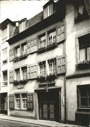 Bonn Rhein Beethovens Geburtshaus / Bonn /Bonn Stadtkreis