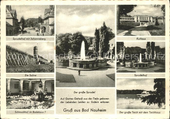 Bad Nauheim Sprudelhof Kurhaus Gr Sprudel Saline Schmuckhof im Badehaus