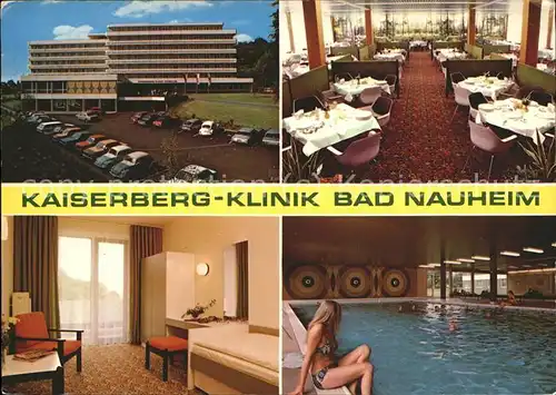 Bad Nauheim Kaiserberg Klinik Hallenbad Teilansichten Kat. Bad Nauheim