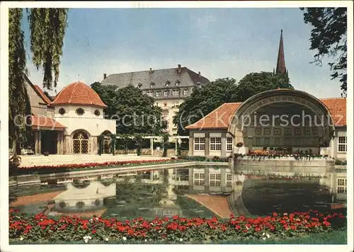 Bad Nauheim Trinkkuranlagen Musikpavillon Kat. Bad Nauheim