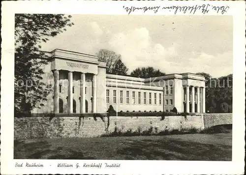 Bad Nauheim Kerckhoff Institut Kat. Bad Nauheim