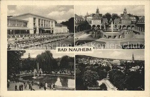 Bad Nauheim Kurhaus Sprudelhof Trinkkuranlage Teilansicht Kat. Bad Nauheim