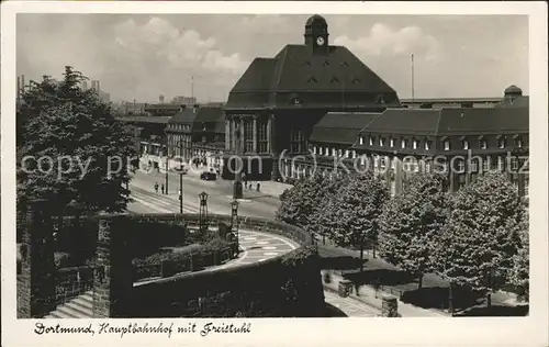 Dortmund Hauptbahnhof mit Freistuhl Kat. Dortmund