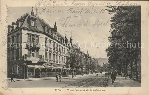 Trier Nordallee Bahnhofstrasse Kat. Trier