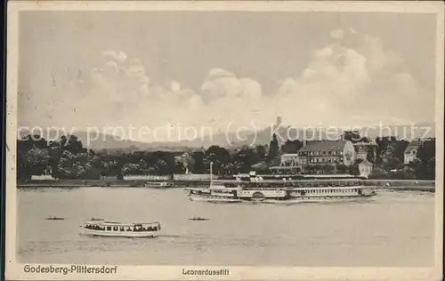 Bad Godesberg Leonardusstift Plittersdorf Schiffe Kat. Bonn