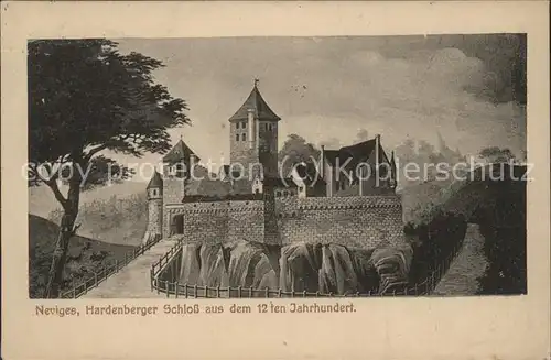 Neviges Velbert Hardenberger Schloss 12tes Jahrhundert / Velbert /Mettmann LKR