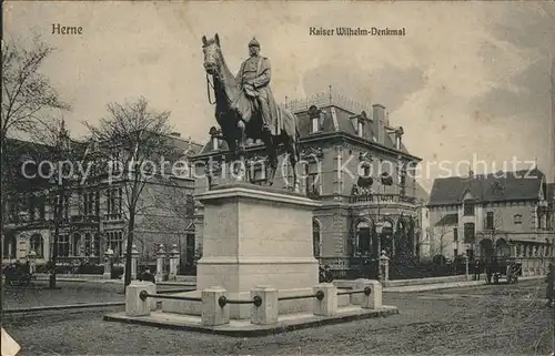 Herne Westfalen Kaiser Wilhelm-Denkmal / Herne /Herne Stadtkreis