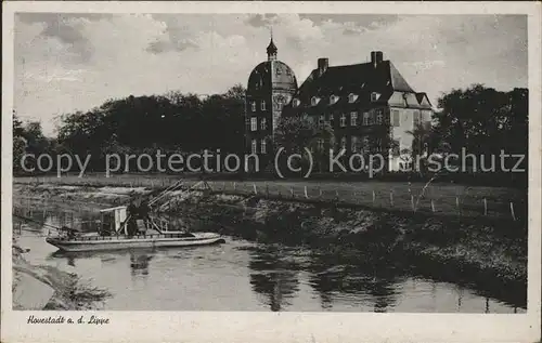 Hovestadt Panorama am Fluss Lippe Kat. Lippetal