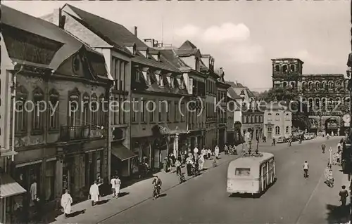 Trier Simeanstrasse Porta Nigra Bus Kat. Trier