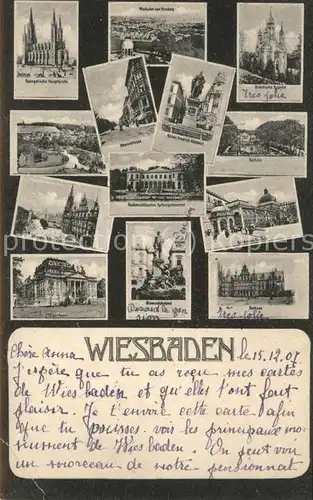 Wiesbaden Ansichten Kat. Wiesbaden