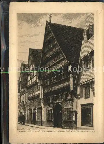 Osnabrueck Altes Fachwerkhaus Bierstrasse Kat. Osnabrueck