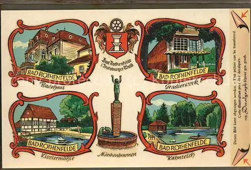 Bad Rothenfelde Gradierwerk u.Klostermuehle Kat. Bad Rothenfelde