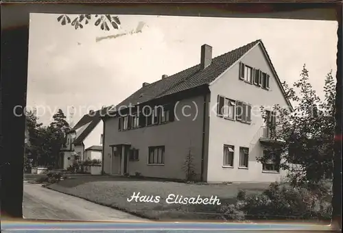 Bad Waldliesborn Haus Elisabeth Kat. Lippstadt
