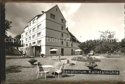 Kalletal Sanatarium Kalletalmuehle Kat. Kalletal