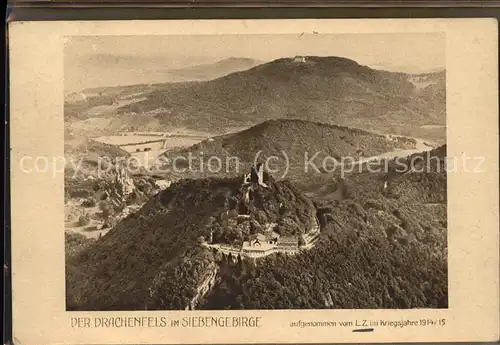 Koenigswinter Ruine Drachenfels (Luftaufnahme)
 Kat. Koenigswinter