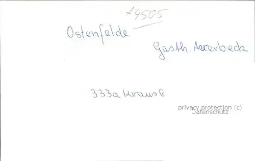 dk00822 Ostenfelde Oelde Gasthaus Averbeck Kategorie. Ennigerloh Alte Ansichtskarten