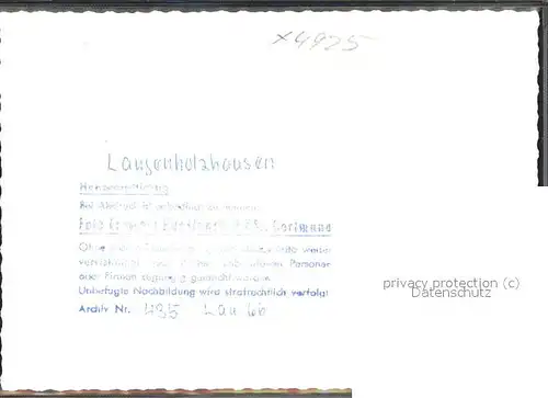 Langenholzhausen  Kat. Kalletal