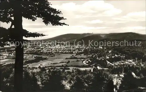 Bad Harzburg Blick vom Elfenstein Kat. Bad Harzburg