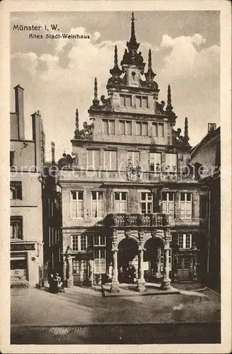 Muenster Westfalen Altes Stadt Weinhaus Kat. Muenster