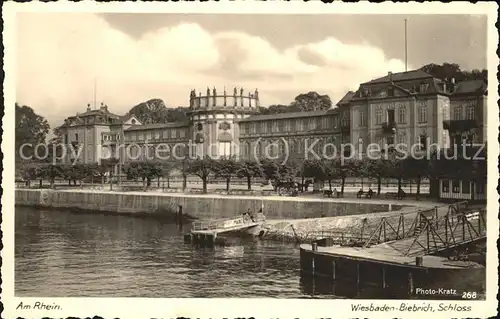 Biebrich Wiesbaden Rheinpanorama / Wiesbaden /Wiesbaden Stadtkreis