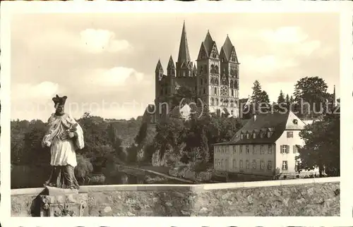 Limburg Lahn Hig.Nepomuk Lahnbruecke Dom Kat. Limburg a.d. Lahn