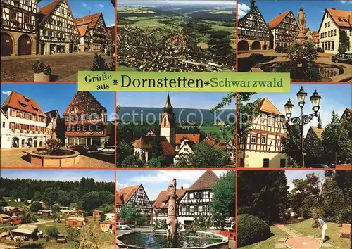 Dornstetten Wuerttemberg Ansichten Brunnen Minigolf / Dornstetten /Freudenstadt LKR