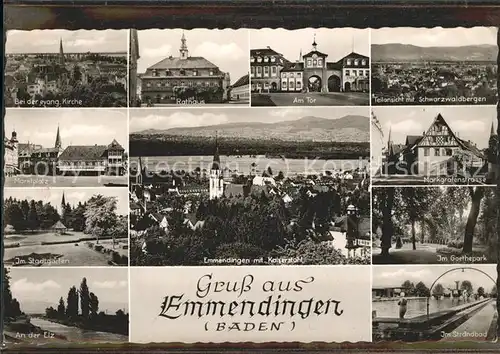 Emmendingen Ansichten Kat. Emmendingen