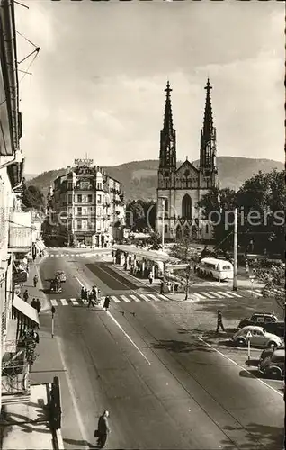 Baden Baden Augustaplatz Bus Autos Kat. Baden Baden